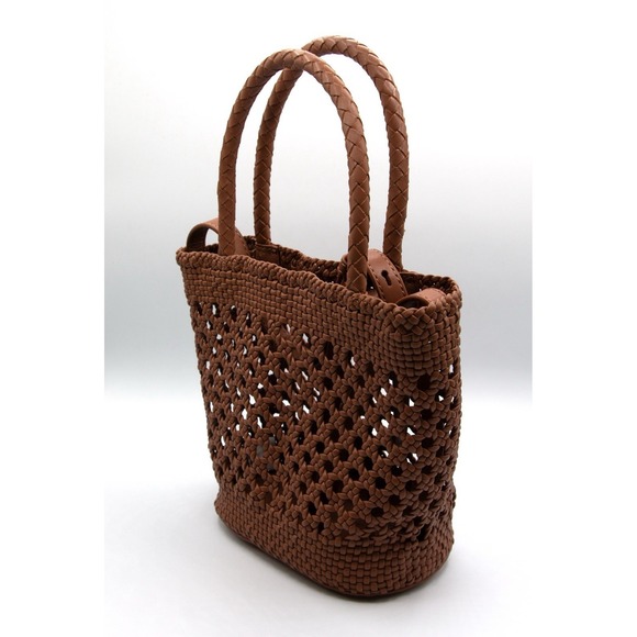Loft Crochet Crossbody Bag Boho Classic‎ Brown - Picture 3 of 8